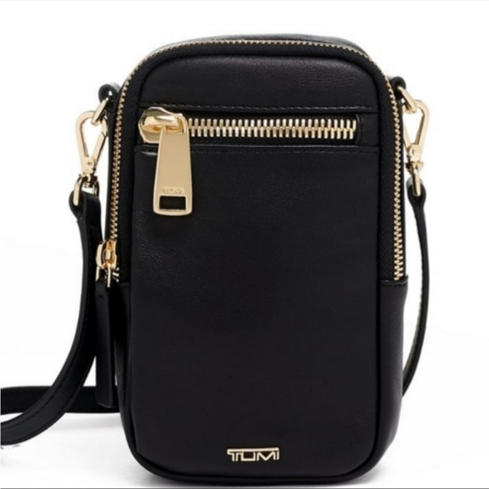 Tumi Katy voyageur leather crossbody NWT